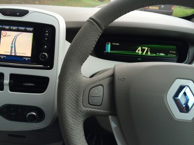 Renault Zoe dash